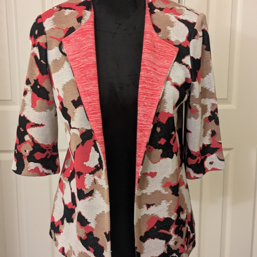 Women's Multicolor Abstract Jacket - image 2